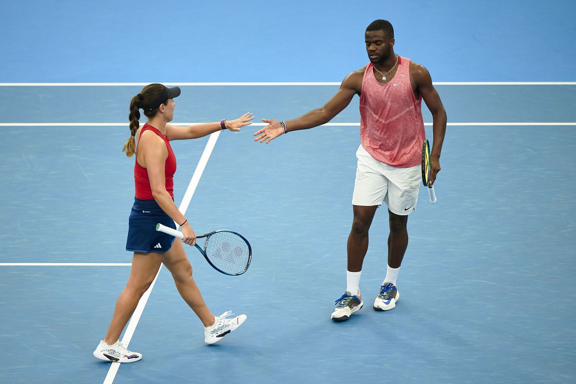 Jessica Pegula and Frances Tiafoe.